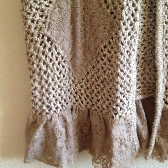 Knit long vest cardigan - Picture 5 of 6